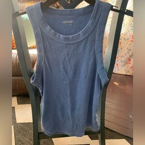 Old Navy Blue Ribbed Top